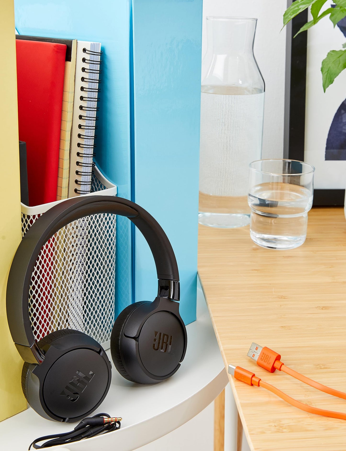 JBL Tune 660 NC Wireless On-Ear Bluetooth Headphones with Active Noise Cancellation, Black
