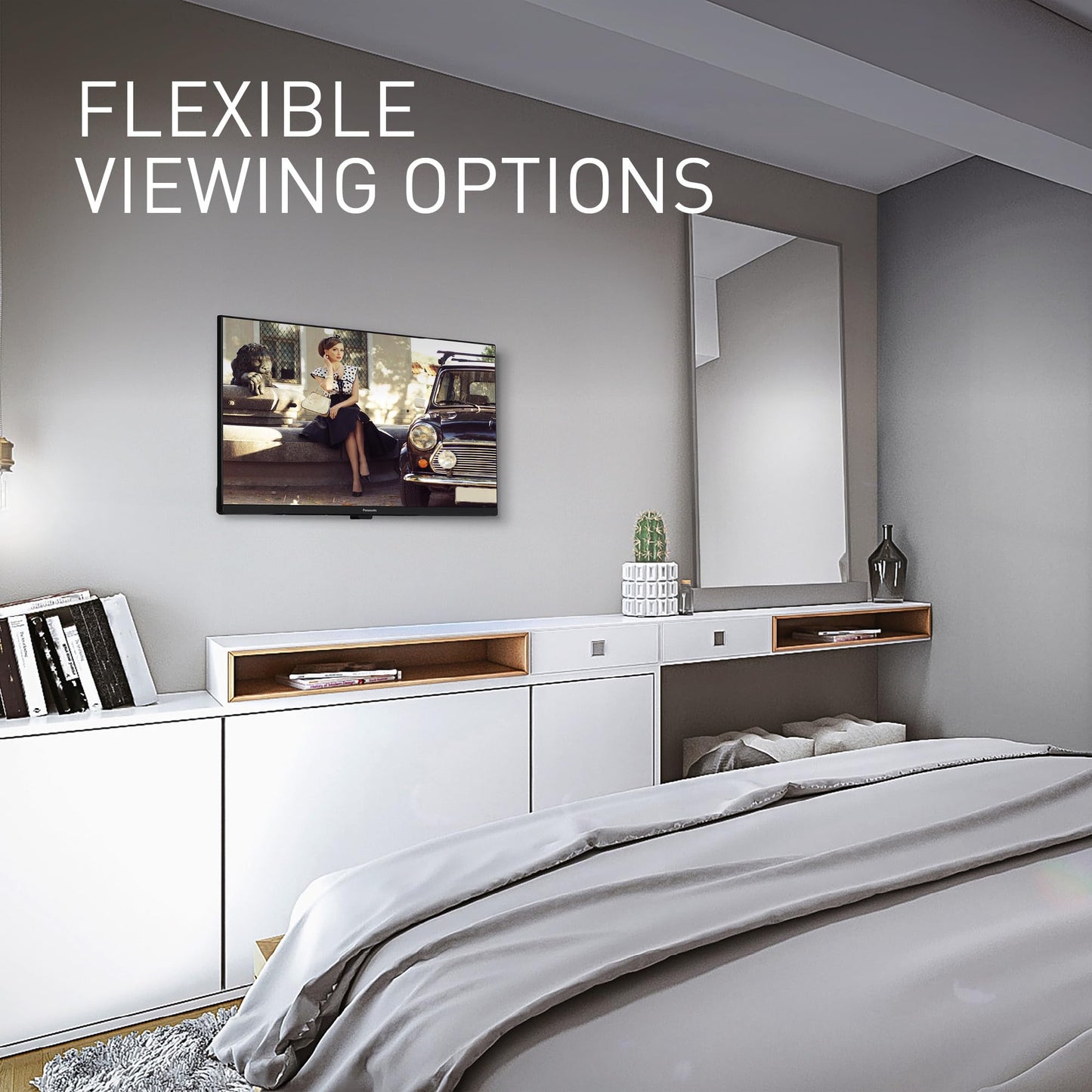 Panasonic TS-24N30AEY, N30 Series 24 inch HD LED TV, 2024, USB Media Player, High Contrast, HD Triple Tuner, HDMI, Wall-Mount Option, Thin Frame, For An Exceptional Visual Experience