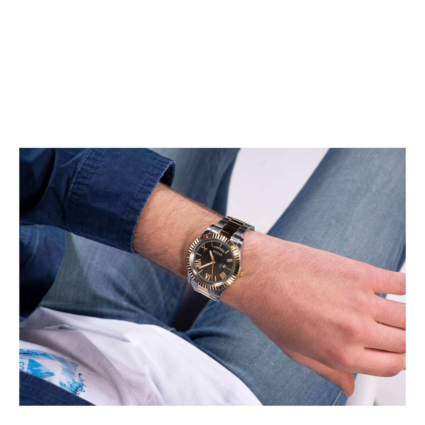 GUESS Men Analog Quartz Watch GW0265G8
