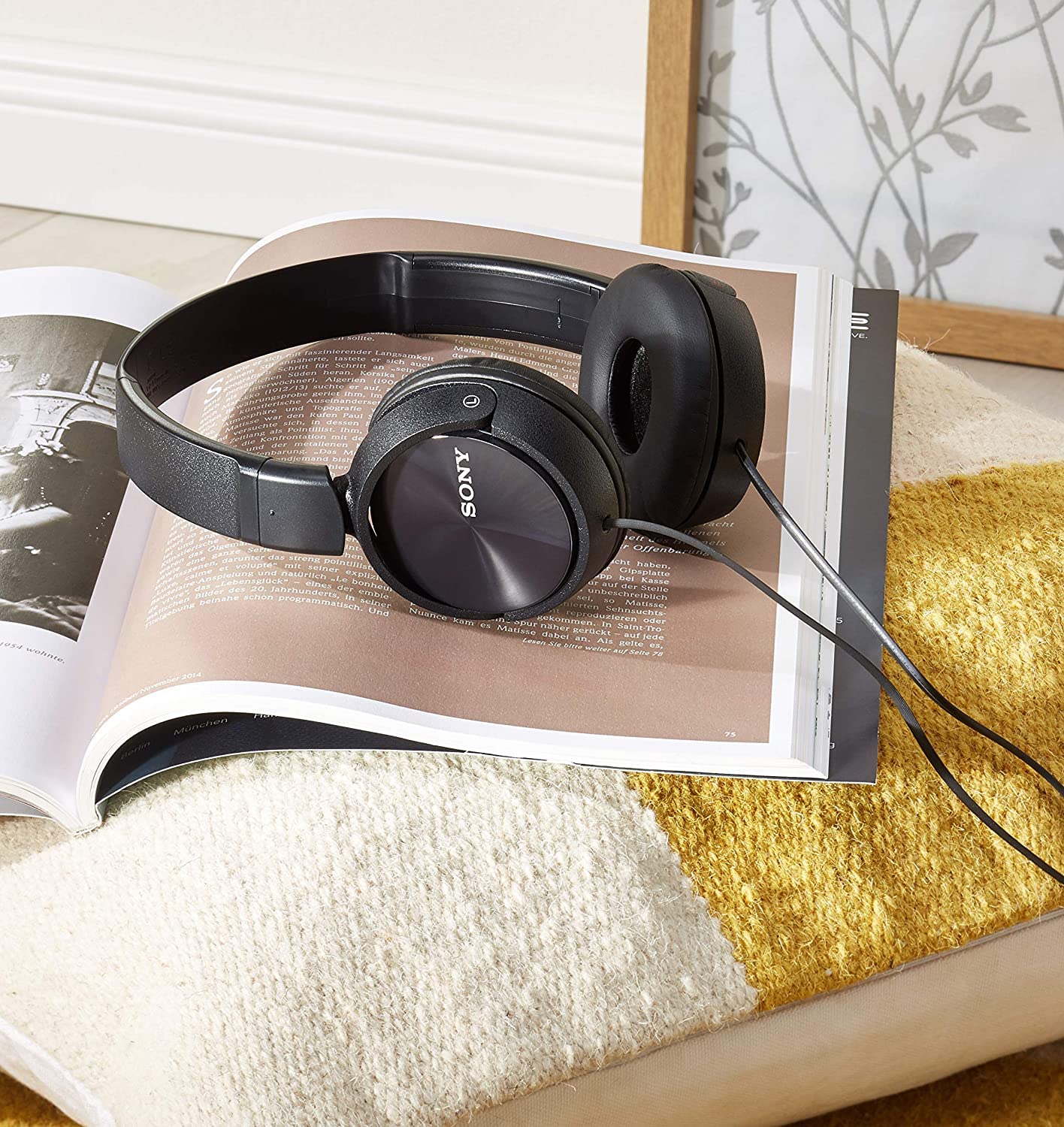 Sony MDR-ZX310 On-Ear Overhead Wired Headphones, Swivel Fold, 3.5mm Headphone Jack - Metallic Black