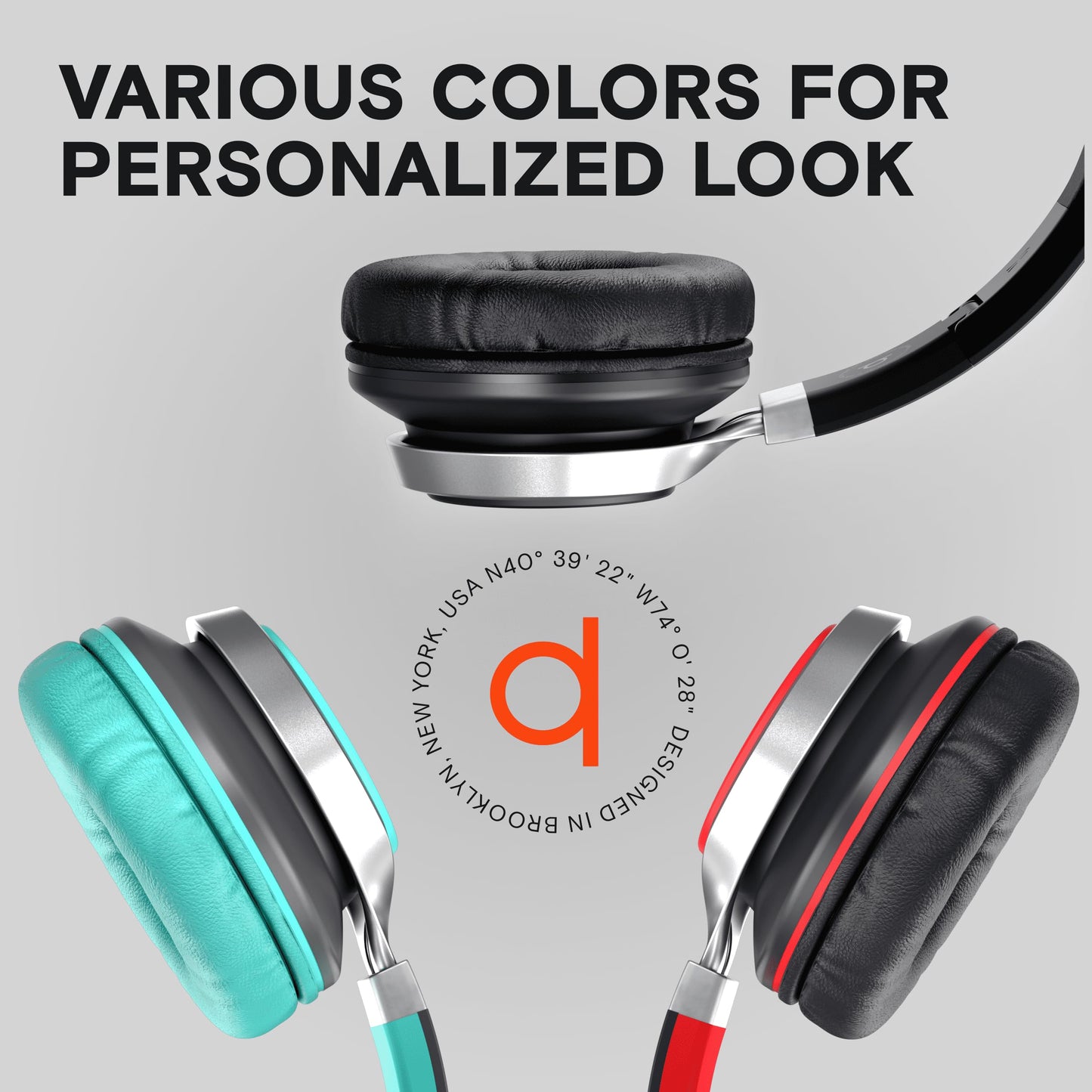 Artix CL750 Wired Headphones with Mic & Volume Control ā 90% Noise Cancelling Headphones Wired, Over Ear Head phone Cable ā Foldable Plug In Headphones for Laptop, PC, iPad & Computer (Aux Jack 3.5mm)