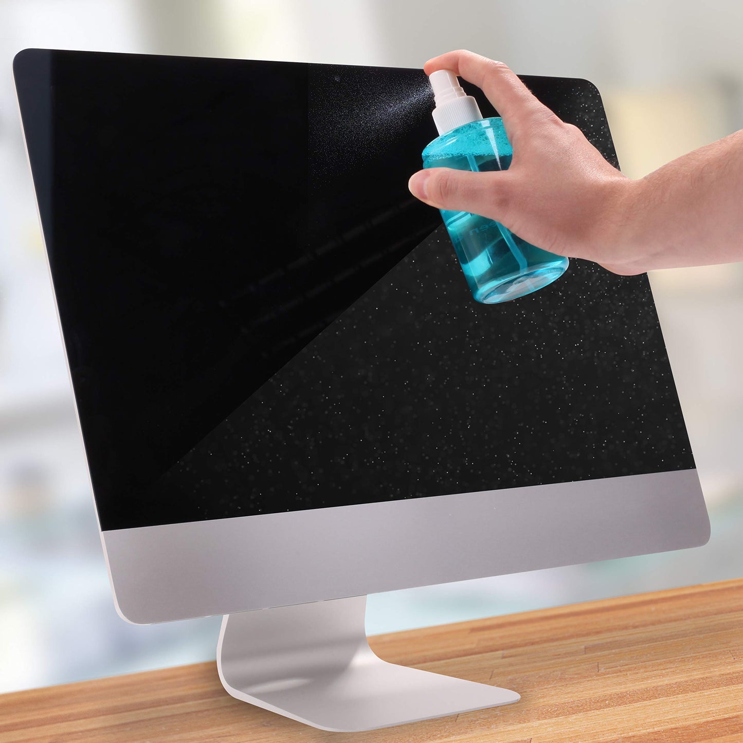 Duronic Screen Cleaner Kit SCK101 | 200ml | Cleaning Spray for LCD/TFT/LED/Plasma/OLED Televisions and Computer Monitors | With Microfibre Cloth | Ideal for Laptops, Smartphones, Televisions, Tablets