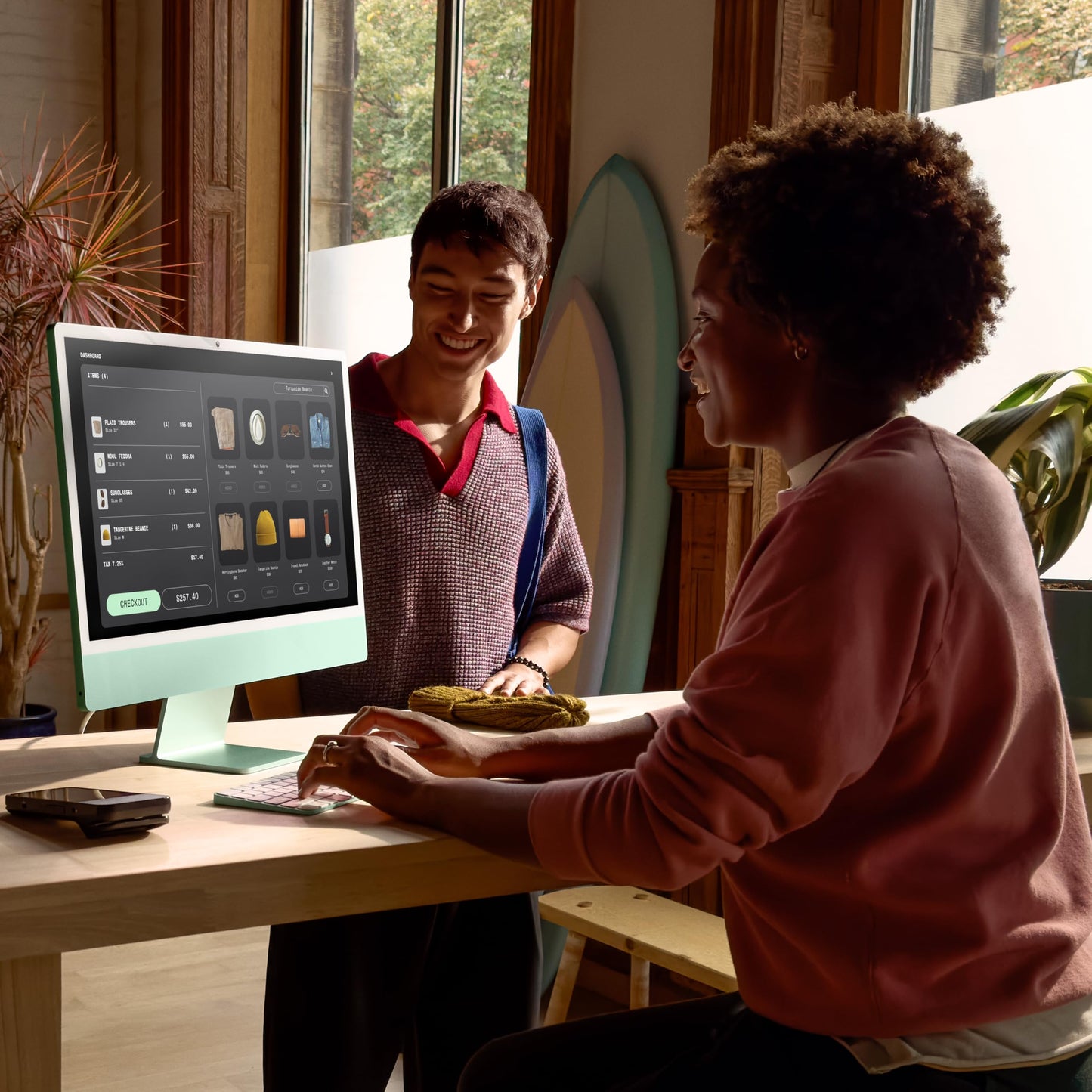 Apple iMac All-in-One Desktop Computer with M4 chip with 10-core CPU and 10-core GPU: Built for Apple Intelligence, 24-inch Retina Display, 16GB Unified Memory, 512GB SSD storage; Silver
