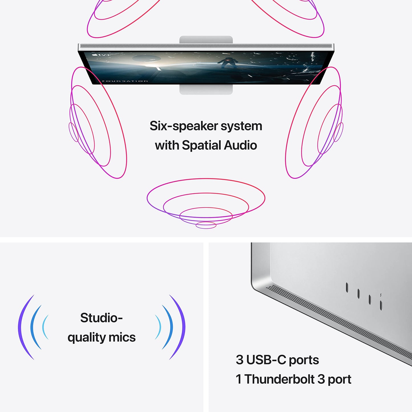 Apple Studio Display - Nano-texture glass - Tilt-adjustable stand
