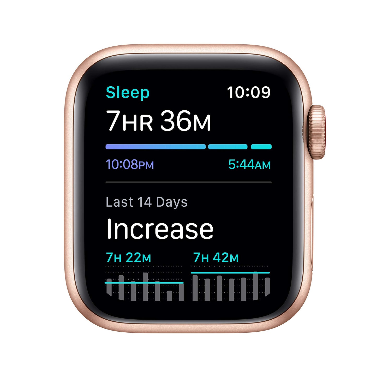 Apple Watch SE 2020 (GPS + Cellular, 44MM) Gold Aluminium Case with Pink Sand Sport Band (Renewed)