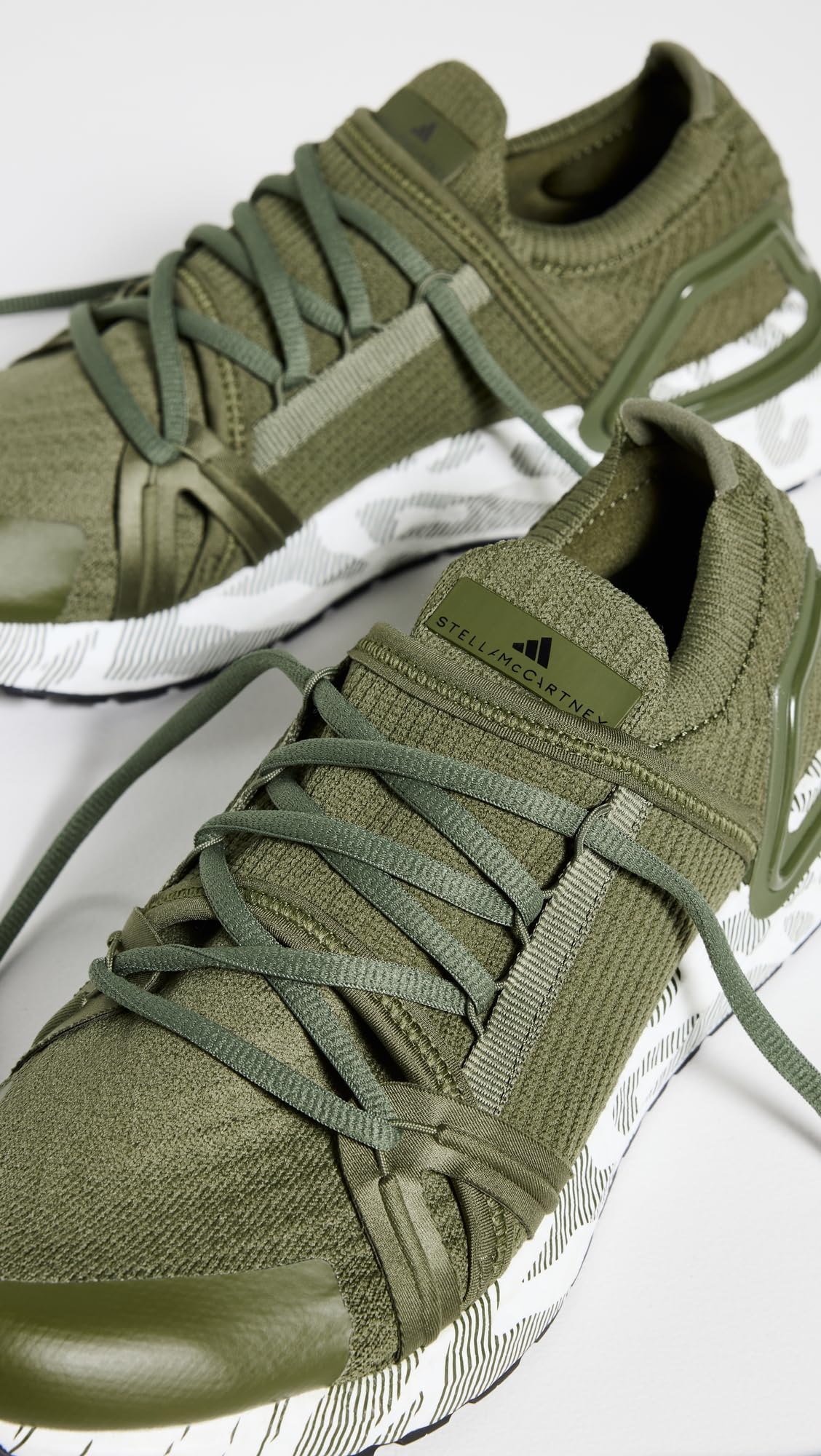 adidas by Stella McCartney Ultraboost 20 Shoes Women's, Trace Khaki, 5.5 UK