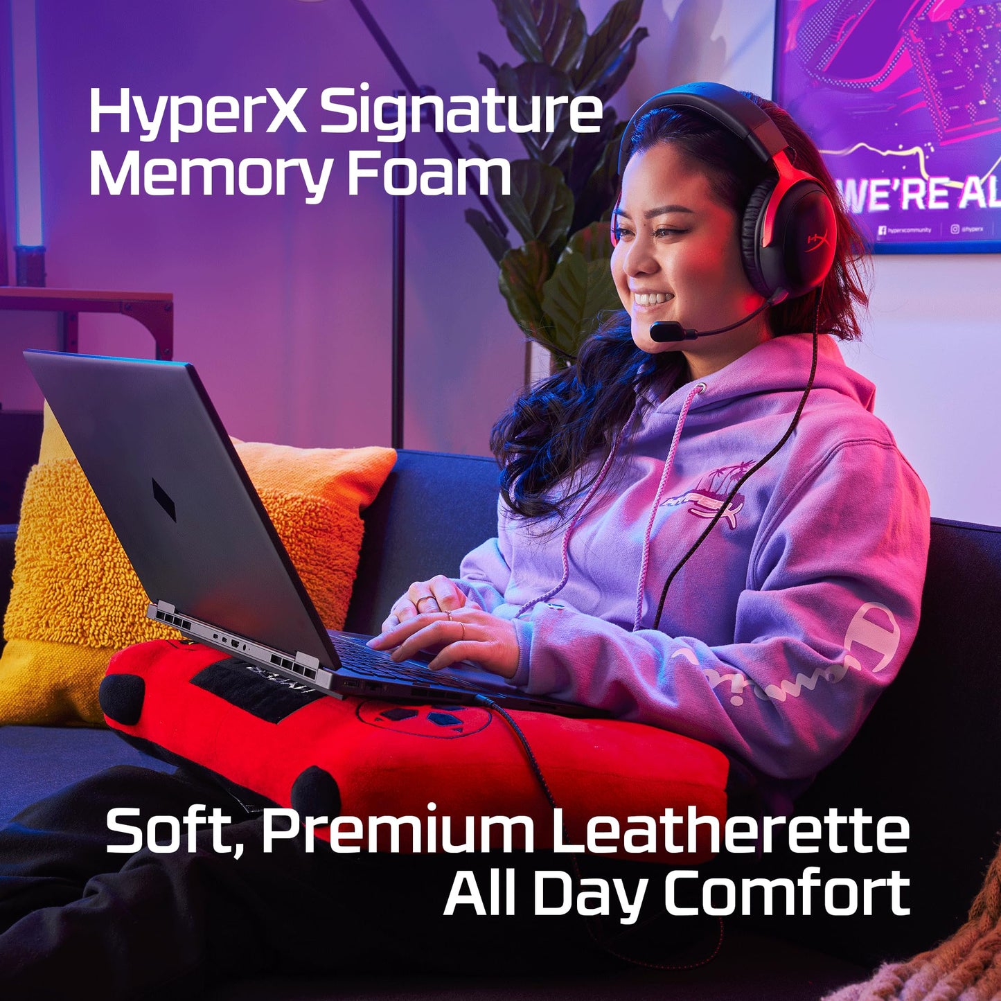 HyperX Cloud III – Wired Gaming Headset, PC, PS5, Xbox Series X|S, Angled 53mm Drivers, DTS, Memory Foam, Durable Frame, Ultra-Clear 10mm Mic, USB-C, USB-A, 3.5mm