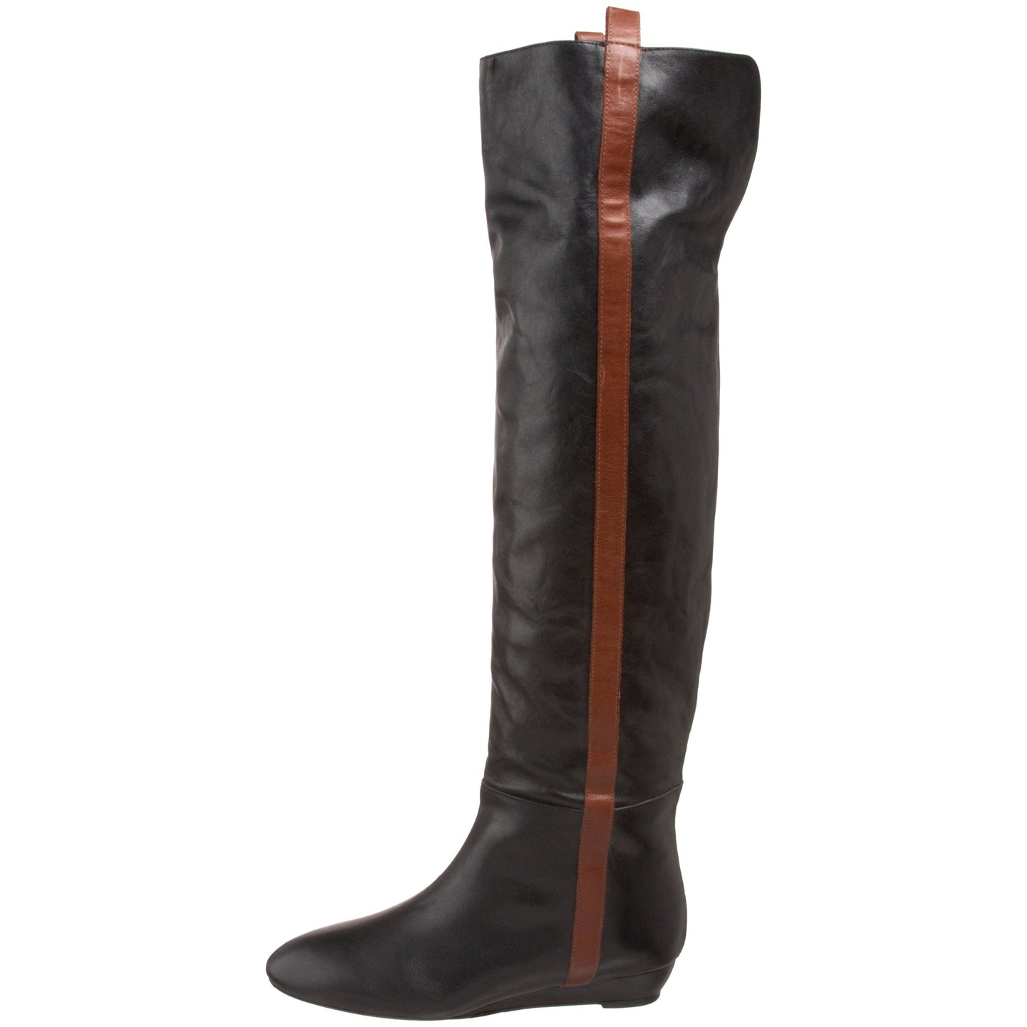 Loeffler Randall Women's Kenton Over-the-Knee Boot, Black/Tobacco, 4 UK