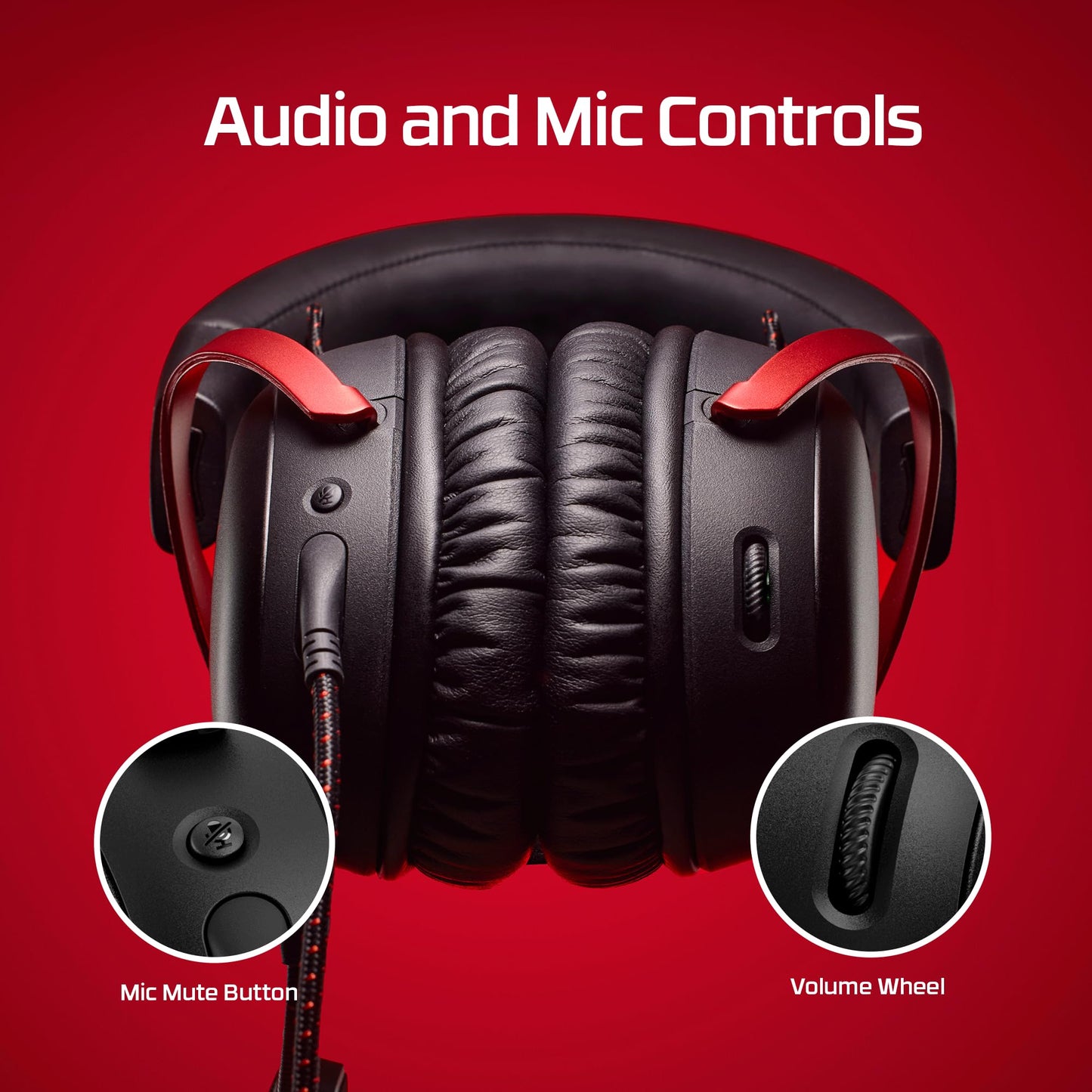 HyperX Cloud III – Wired Gaming Headset, PC, PS5, Xbox Series X|S, Angled 53mm Drivers, DTS, Memory Foam, Durable Frame, Ultra-Clear 10mm Mic, USB-C, USB-A, 3.5mm