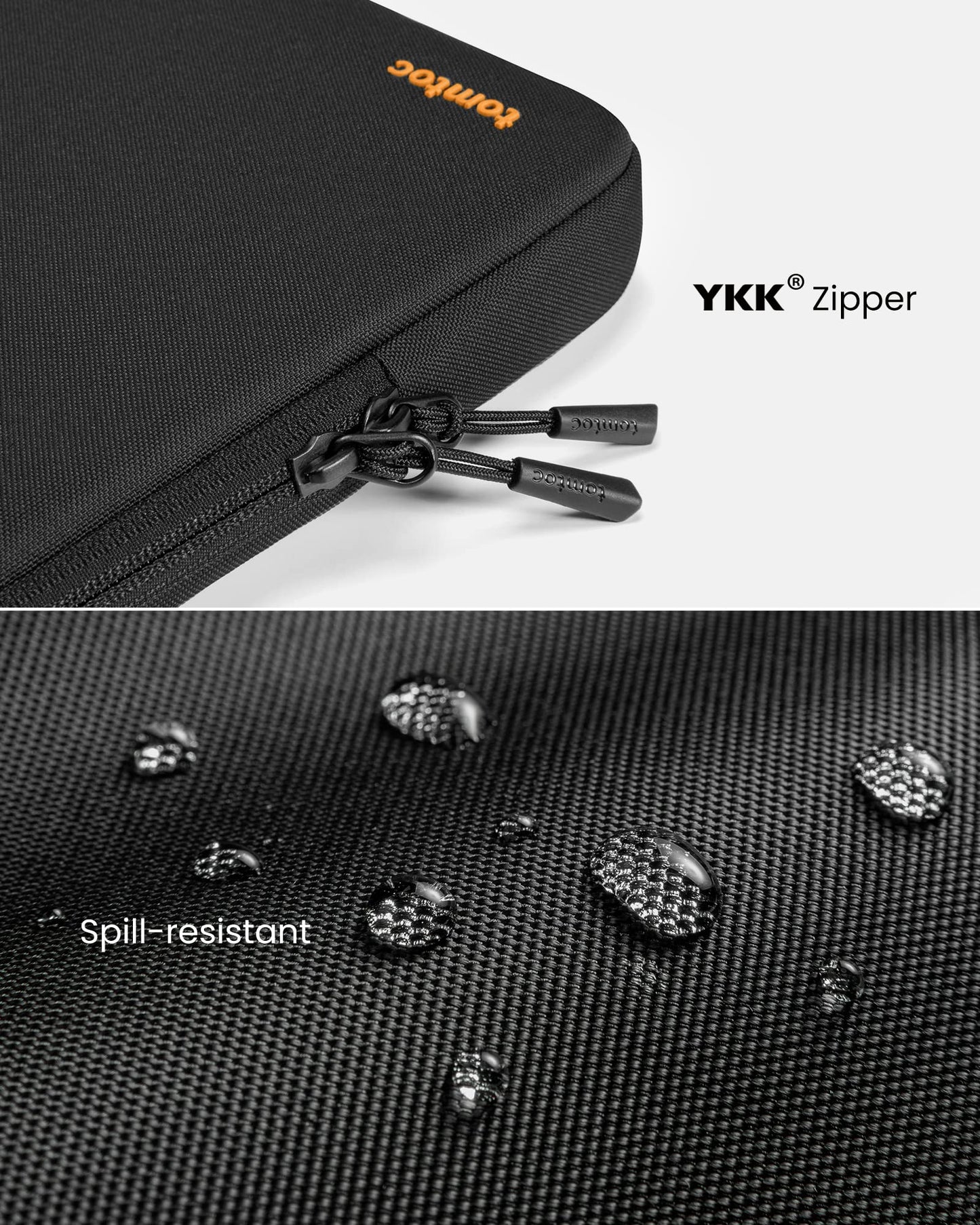 tomtoc 360° Protective Laptop Sleeve for 15-inch New MacBook Air M4/A3241 M3/A3114 M2/A2941 2025-2023, 15 Inch Surface Laptop 7/6/5/4/3, 15 MacBook Pro A1990 A1707, Water-Resistant MacBook Case