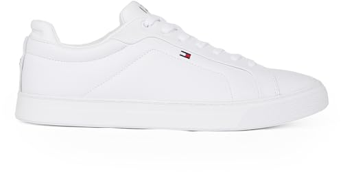 Tommy Hilfiger Men’s Icon Flag Essential Leather Court Trainers