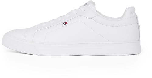 Tommy Hilfiger Men’s Icon Flag Essential Leather Court Trainers