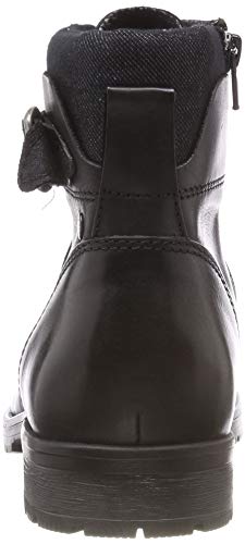 JACK & JONES Jfwalbany Leather Anthracite STS, Men’s Biker Boots, Grey, 10 UK (44 EU)