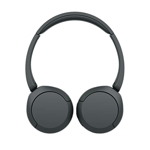 Sony WH-CH520 Wireless Bluetooth Headphones - up to 50 Hours Battery Life with Quick Charge, On-ear style - Black