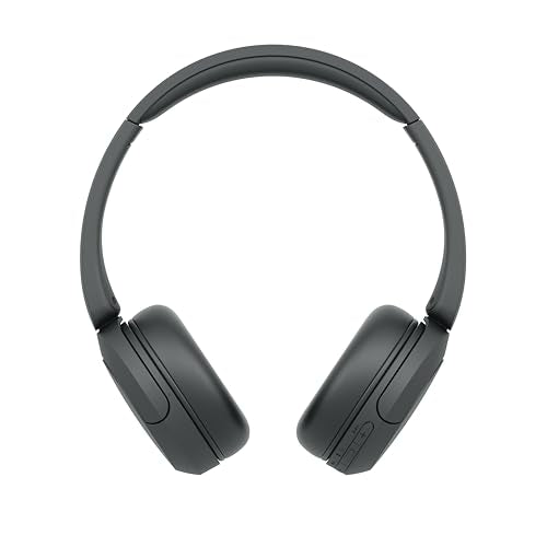 Sony WH-CH520 Wireless Bluetooth Headphones - up to 50 Hours Battery Life with Quick Charge, On-ear style - Black