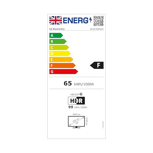 LG LED UR78 50" 4K Smart TV, 2023