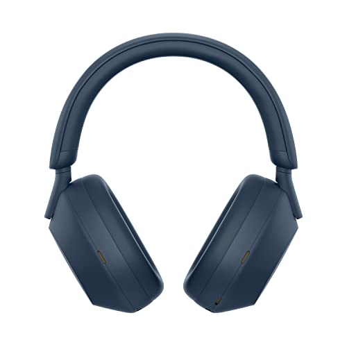 Sony WH-1000XM5 Noise Cancelling Wireless Over-Ear Headphones, Bluetooth, Clear Call Quality, Hi-Res, Up to 30hr Battery Life, Quick Charge, Alexa & Google Assistant, iOS & Android - Midnight Blue