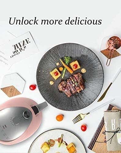 YHQKJ Hot air Fryer, Oil-Free hot air Fryer, deep Fryer hot air Fryer, knob Operation,Large Capacity Fries Machine Adopts Fast Air Technology for Healthy Cooking Baking and Grilling needed