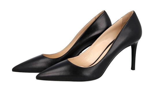 Prada Women's 1I939F Black Leather Court Shoes/Pumps UK 6 / EU 39