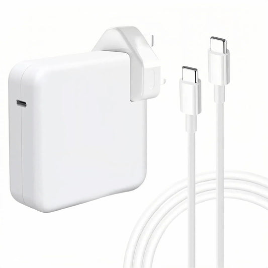 106W USB C Super Fast Charger, MacBook Pro Super Fast Charger, laptop charger suitable for MacBook Pro 16,15,14,13 inches, MacBook Air 13 inches, iPad Pro 12.9、 11 inch and all USB C devices, 2M cable