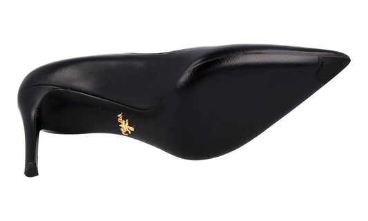 Prada Women's 1I939F Black Leather Court Shoes/Pumps UK 6 / EU 39