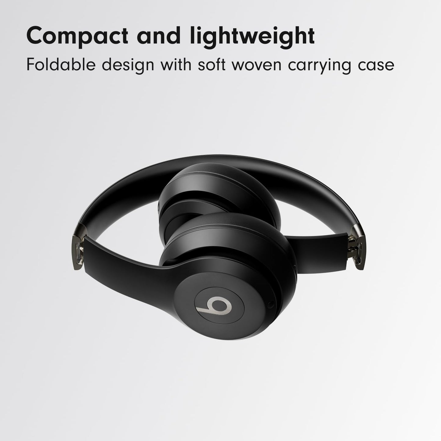 Beats Solo 4 – Wireless Bluetooth On-Ear Headphones, Apple & Android Compatible, Up to 50 hours of Battery Life – Matte Black