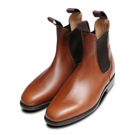 Tricker's Brown Beechnut Ladies Lily Elastic Boots-Ladies UK 5
