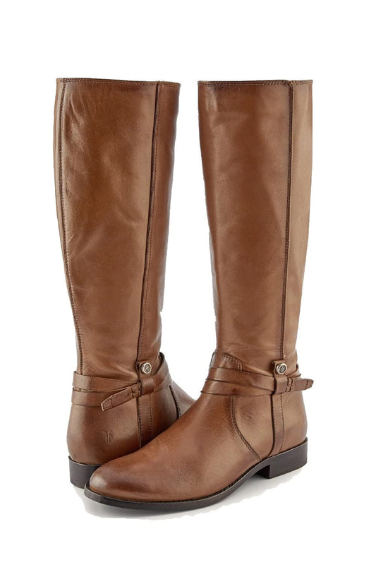 Frye Women's Melissa Belted Tall Knee High Boot, Dark Taupe, 4.5 UK