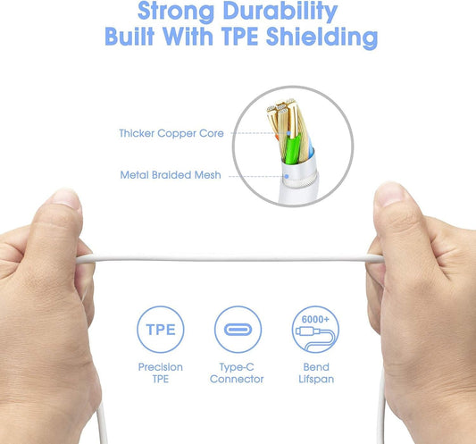 Mac Book Pro Charger-USB C Charger Block 96W Fast Charger for MacBook Air, iPad Pro, iPhone 15, Laptop Type C Charger Fast Charging, Include Charge Cable