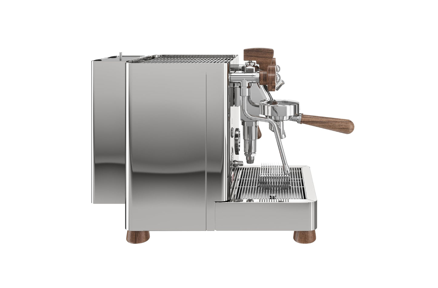 Lelit - Bianca Coffee Machine - With Milk Frother & Dual Boiler System - PL162T-4G81 - Polished Stainless Steel