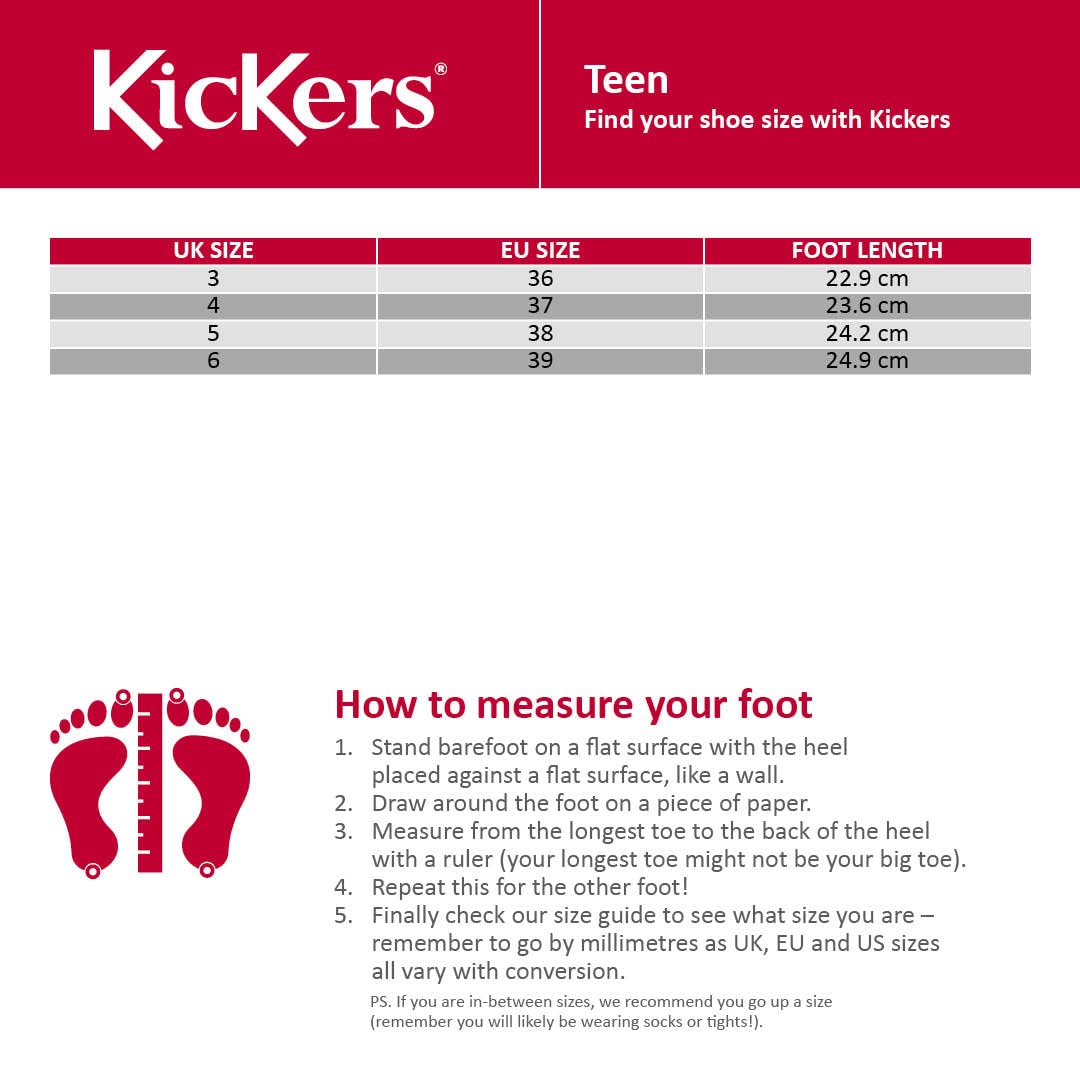 Kickers Youth Unisex Kick Hi Classic Ankle Boots | Extra Comfortable | Added Durability | Premium Quality, Black, 6 UK