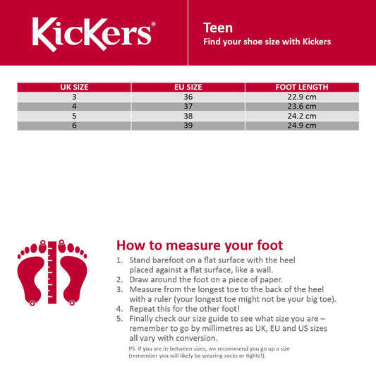 Kickers Youth Unisex Kick Hi Classic Ankle Boots | Extra Comfortable | Added Durability | Premium Quality, Black, 6 UK