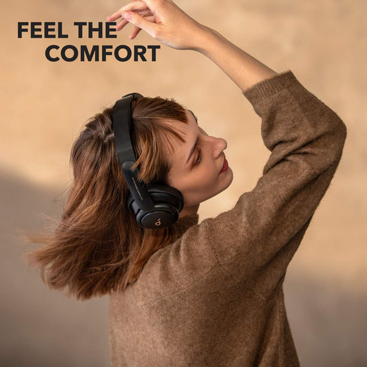 soundcore by Anker Q30 Hybrid Active Noise Cancelling Headphones with Multiple Modes, Hi-Res Sound, Custom EQ via App, 50H Playtime, Comfortable Fit, Bluetooth Headphones, Multipoint Connection