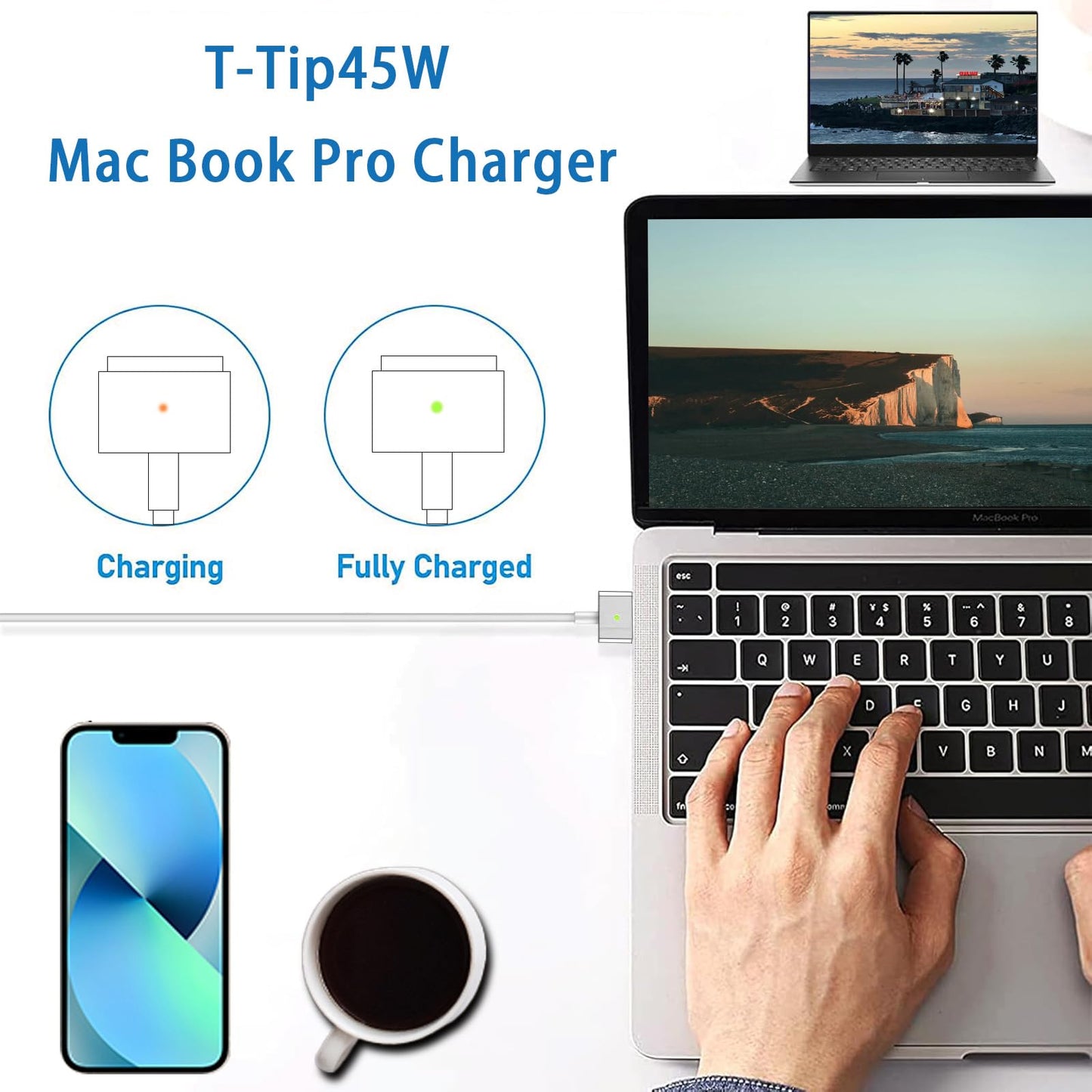 Niniber Compatible Mac Book Air Charger UK, Replacement 45W T-Tip Connector Power Adapter Laptop Charger,for MacBook Air 11 inch and 13 inch(Mid2012~2017),Models A1465 A1466 A1435 A1436 A1330