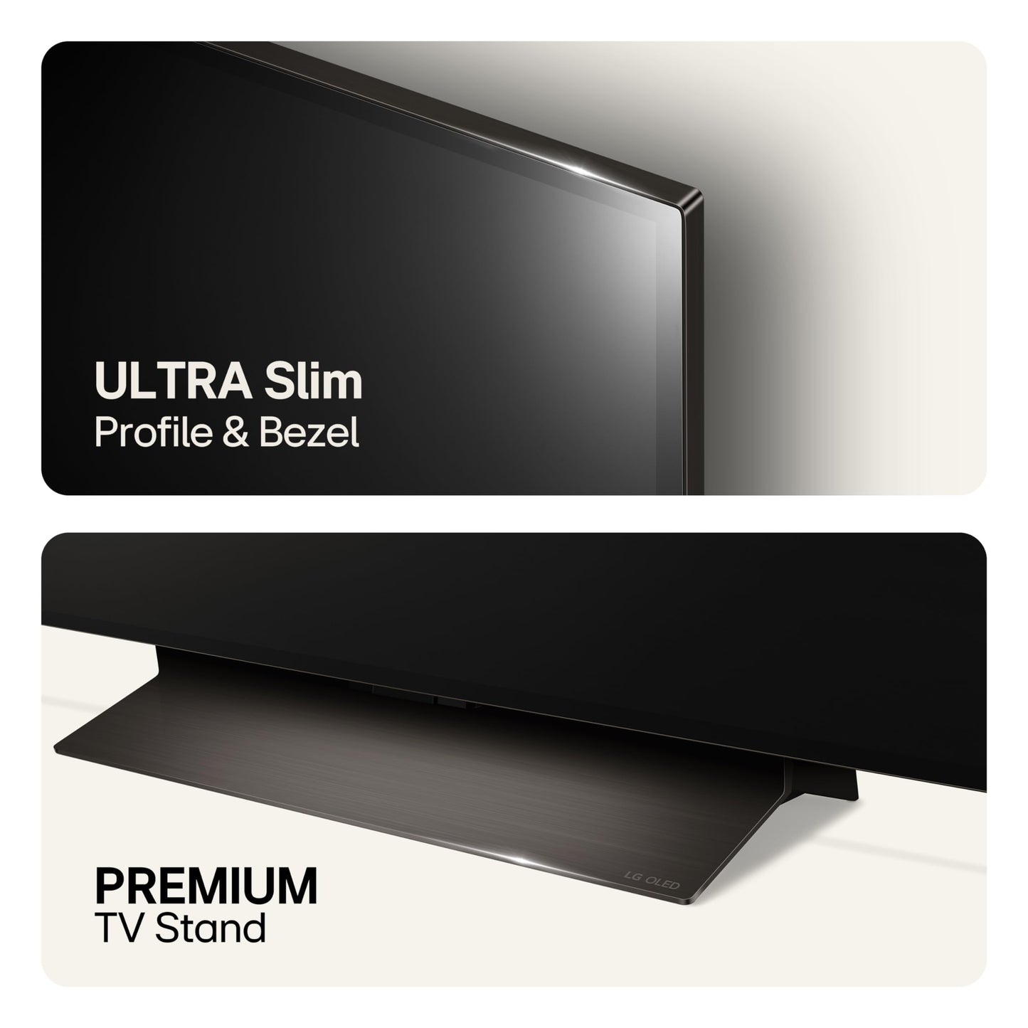 LG OLED65C45LA 65-Inch OLEDevo 4K UHD Smart TV, (α9 AI Processor Gen7, Dolby Atmos, Freeview Play and Amazon Alexa, 120Hz), Umber Brown [Model 2024]