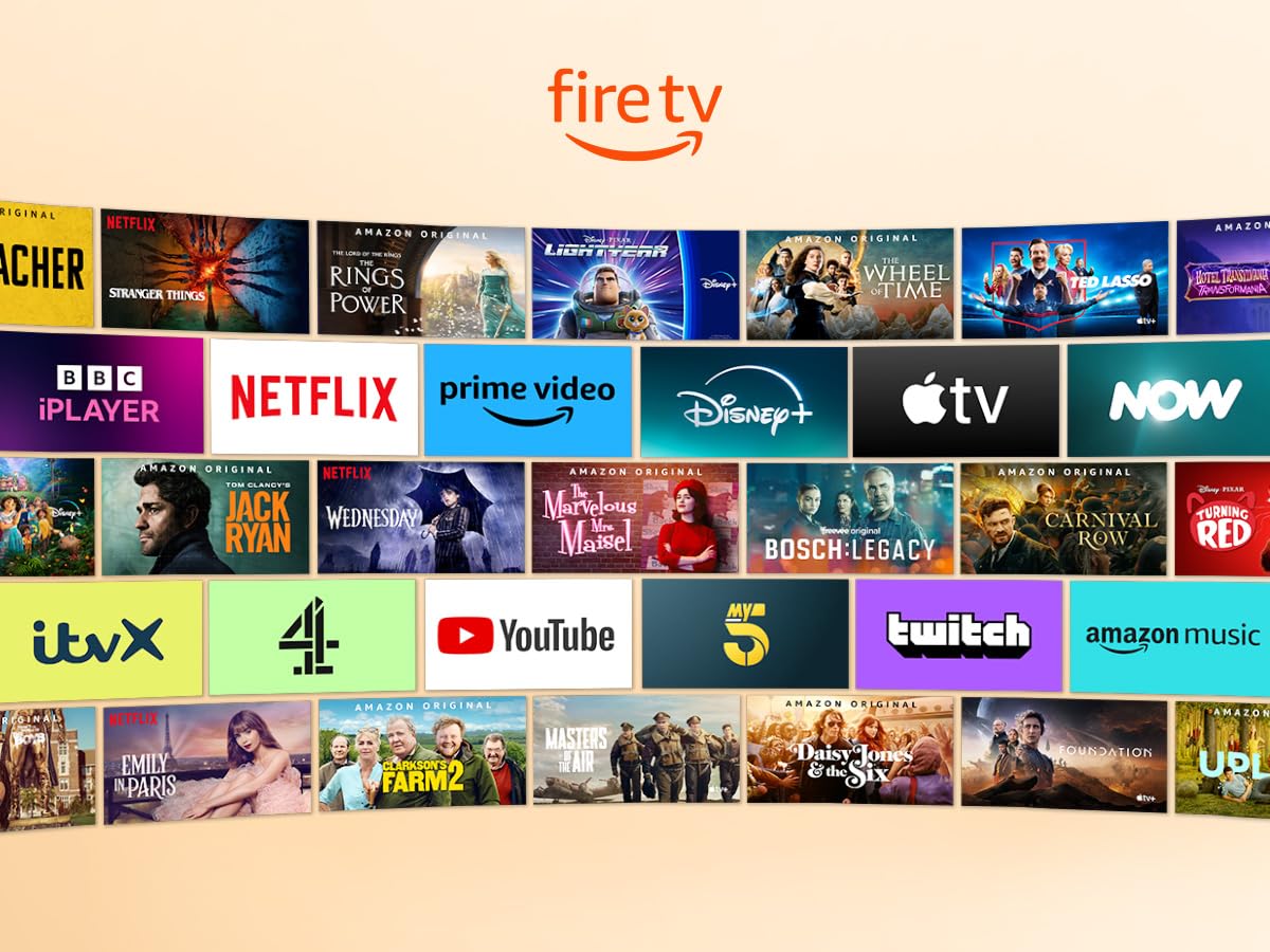 TCL 43PF650K 43-inch 4K Ultra HD, HDR TV, Smart LED Fire TV (Dolby Vision, Dolby Atmos, DTS, HDR 10, Alexa built-in, Airplay2, Miracast)