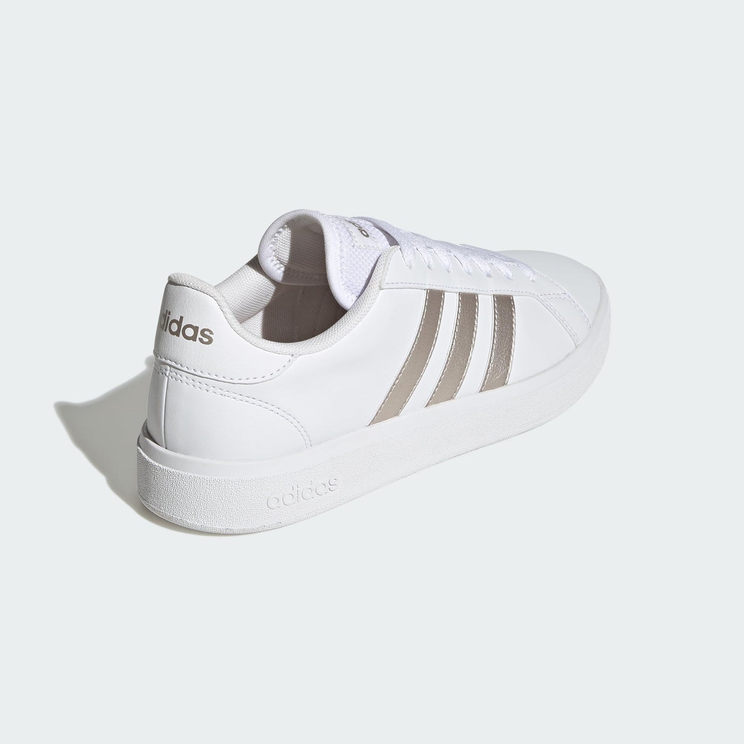 ADIDAS Women's GRAND COURT BASE 2.0 Shoes, Cloud White/Platinum/Cloud White, 6 UK