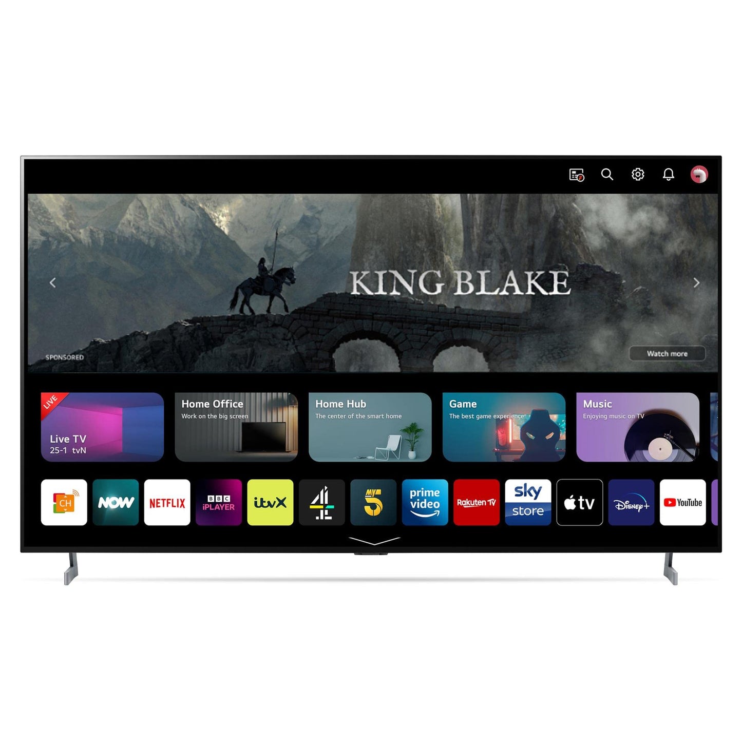 LG OLED77Z39LA 77" 8K Ultra HD QLED HDR Smart TV with Game Optimiser