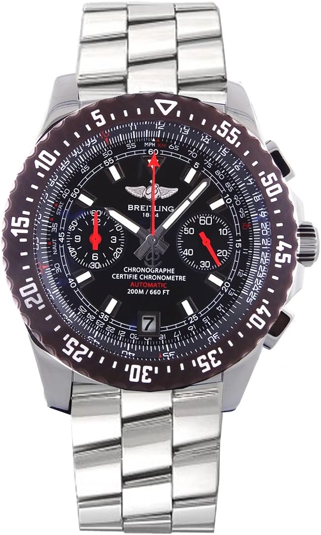 Breitling Airwolf Raven Chronograph Automatic Mens Watch A27363A2-B823SS
