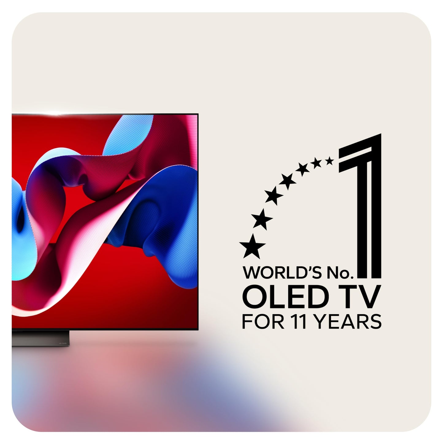 LG OLED65C45LA 65-Inch OLEDevo 4K UHD Smart TV, (α9 AI Processor Gen7, Dolby Atmos, Freeview Play and Amazon Alexa, 120Hz), Umber Brown [Model 2024]