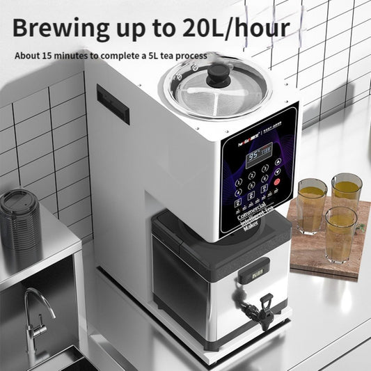 220v Commercial Smart Cafe Machine Black Tea Machine Stainless Steel American Coffee Machine Tea Water Machine