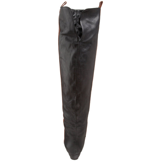 Loeffler Randall Women's Kenton Over-the-Knee Boot, Black/Tobacco, 4 UK