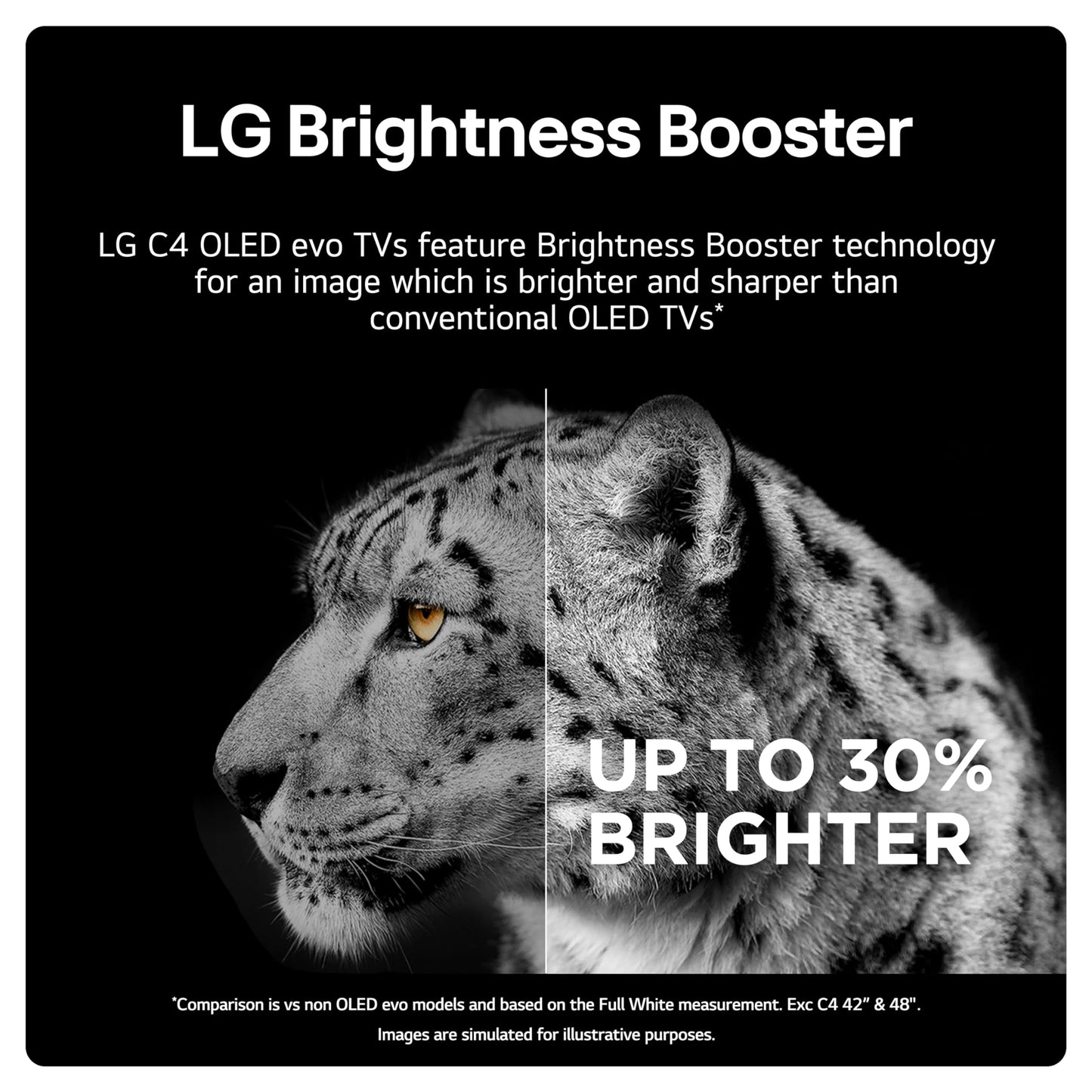 LG OLED65C45LA 65-Inch OLEDevo 4K UHD Smart TV, (α9 AI Processor Gen7, Dolby Atmos, Freeview Play and Amazon Alexa, 120Hz), Umber Brown [Model 2024]