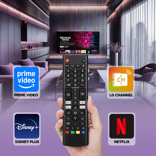 Universal Remote Control for LG Smart TV Remote Control With 2 Battery (AAA) for All Models Lcd Led Hdtv Uhd 3D 4K Universal Tv Remote Lg AKB75095308 AKB75095307 AKB7415324 Lg Remote Cntrol For Tv