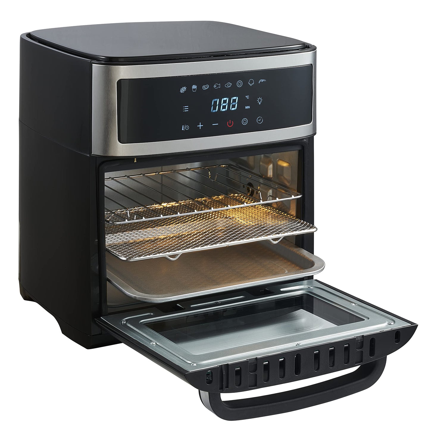 Adler Airfryer Oven AD 6309 Power 1700 W. Capacity 13 L. Stainless steel/Black