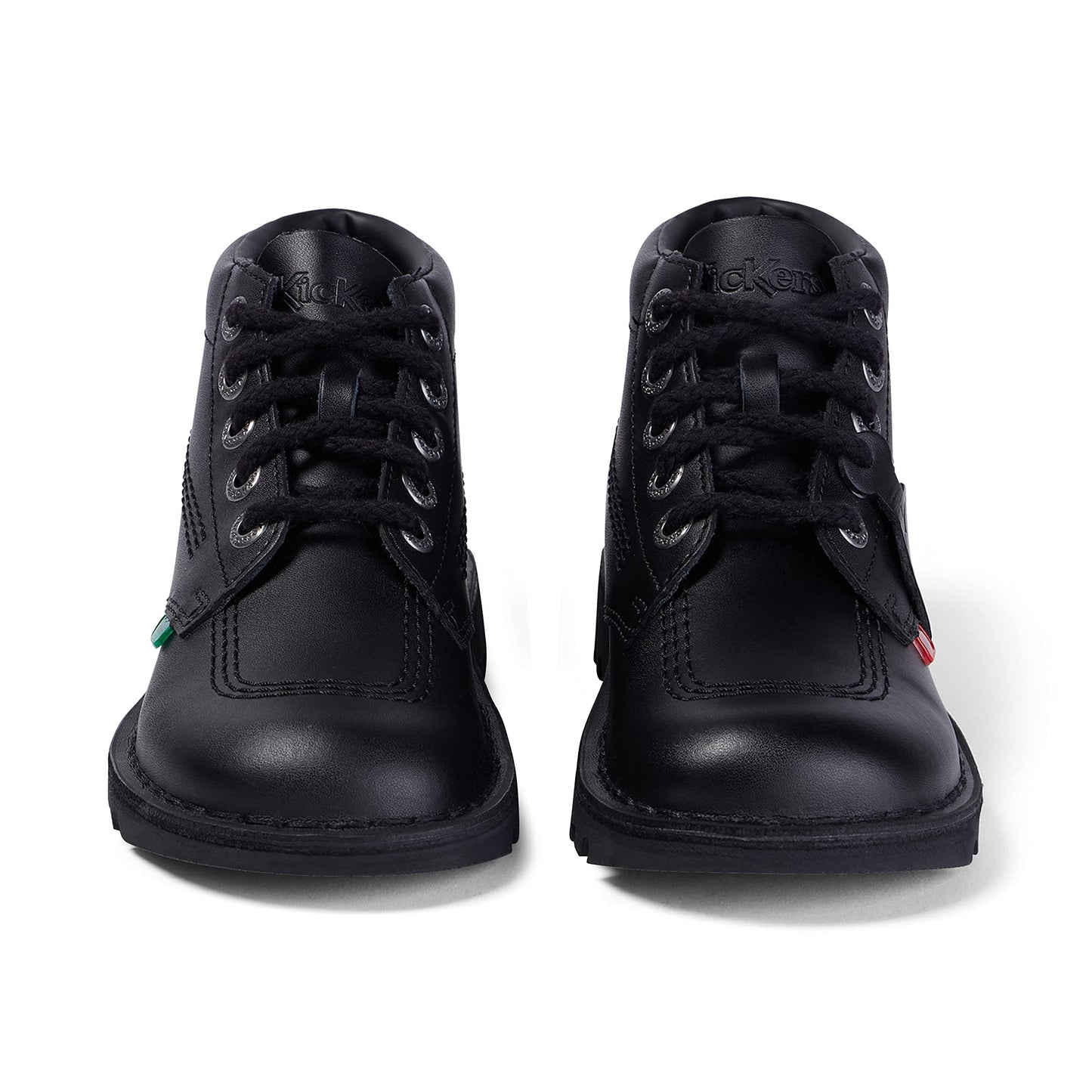 Kickers Youth Unisex Kick Hi Classic Ankle Boots | Extra Comfortable | Added Durability | Premium Quality, Black, 6 UK
