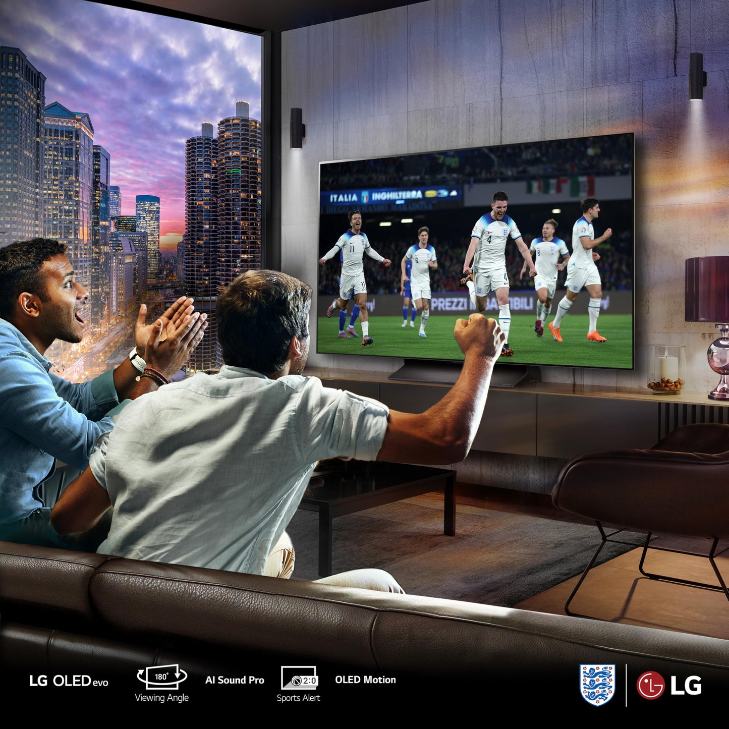 LG OLED65C45LA 65-Inch OLEDevo 4K UHD Smart TV, (α9 AI Processor Gen7, Dolby Atmos, Freeview Play and Amazon Alexa, 120Hz), Umber Brown [Model 2024]